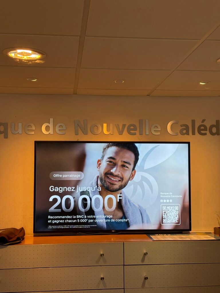 Affichage dynamique en agence